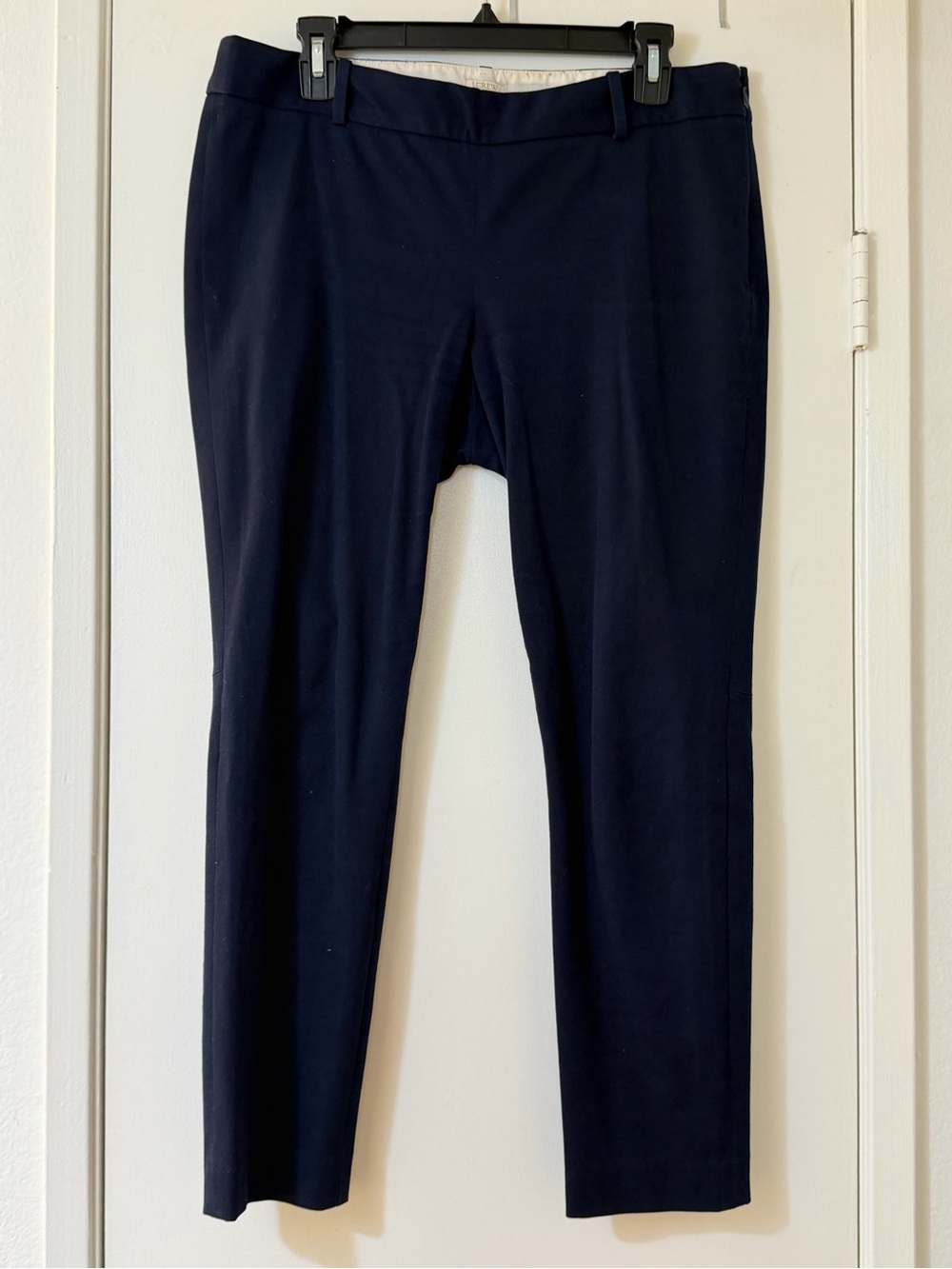J. Crew Navy Straight-Leg Pants